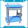 Chariot clinique médical AG-CT010A3 d&#39;ABS matérielle d&#39;hôpital perferable